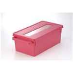メディアコンテナ DVDケース ローズピンク