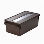 メディアコンテナ DVDケース ブラウン