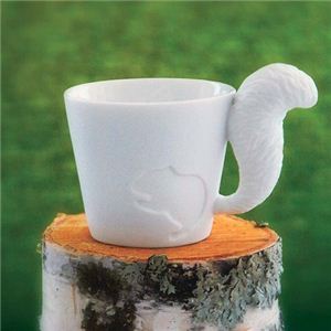 Mugtail 磁器製マグカップ リス - 拡大画像