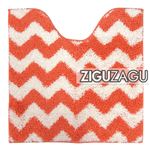 オカトー トイレマット 足元マット ZIGUZAGU オレンジ