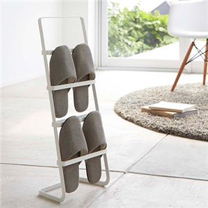 山崎実業 スリッパスタンド スマート ホワイト