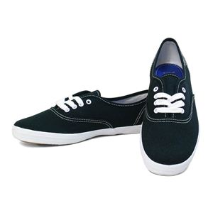 KEDS（ケッズ） チャンピオン オックスフォード レディース 05.ブラック×ホワイト[US7.5（24.5cm）]