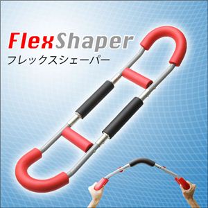 お手軽エクササイズ始めませんか?□気になる上半身をスリムに！FLEXシェーパー／ワークアウトDVD付き 1点