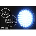 省エネ・節電対策に 待望の60灯 LED60灯電球 E-17 白・青 1点 白 E-17