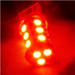 次世代型高輝度SMD-LED採用／18連LEDウエッジ球（白・青） 赤／7440 1点