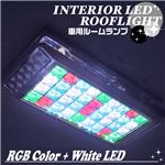 とっても明るい！車内をドレスアップ LED36灯使用 車用ルームランプ ROOFLIGHT 1点