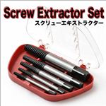 DIYに！折れたボルトに！スクリューエキストラクター5本セット／逆タップ 1点