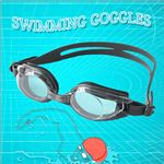 【新商品 夏に】水泳・ジム・フィットネスに最適！スイミングゴーグル／水中めがね／黒 水中メガネ 1点