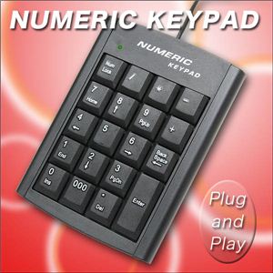 【PC周辺機器】ボタンの押した感じが絶妙 USBテンキー／Windows＆MacにもOK！ テンキー 1点