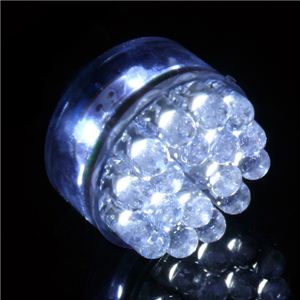 S25s／BA15s LED30連シングル球2個セット （白・青・赤・黄・緑） 黄 1点