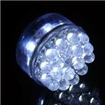 S25s／BA15s LED30連シングル球2個セット （白・青・赤・黄・緑） 黄 1点