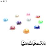 ABS樹脂 パール半球8mm 全11色 1袋200入り パープル