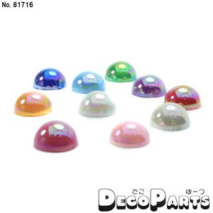 ABS樹脂 パール半球10mm 全10色 1袋100入り ホワイト
