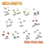 キラッ ワンポイントにもデコベースにも アクリルラインストーン3mm 500入り スカイブルー（1袋500入）