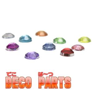 キラッ ワンポイントに最適 アクリルラインストーン5mm 200入り ライトパープル （1袋200入り）