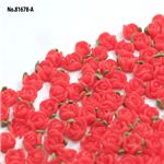 コロンとCUTEなローズ 樹脂粘土素材 薔薇（バラ）6mm 全7色【1袋／30入】 ブルー 【1袋／30入】