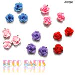 樹脂粘土素材 薔薇（バラ）15mm 全5色【1袋／30入】 ライトピンク 【1袋／30入】