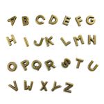 銅製 文字パーツシリーズアルファベット 全26種【1袋／50個入】 アルファベット（O） 1袋／50入