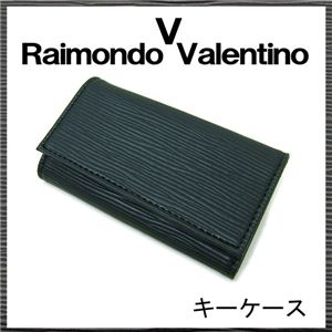 お気に入りに シンプルなデザイン RaimondoValentinoキーケース ブラック ブラック