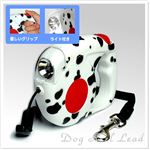 【日本語パッケージ】ペット犬の散歩に 伸びたり縮んだり リールリード 全6色 青1個