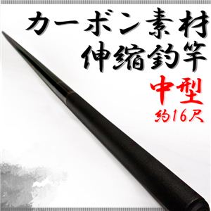 よくしなる！初心者でも扱い易いです！ 河・池・海で カーボン釣竿 釣具 480cm （540） 1セット