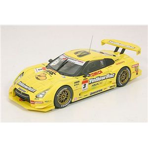 エブロ 1／43 イエローハット 長谷見 YMS GT-R 2008 スーパーGT500