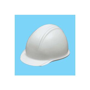 ヒサシ付ヘルメット ホワイト【使用区分】飛来落下物用・墜落時保護用・電気用 【5個セット】 BS-1