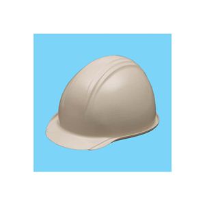 ヒサシ付ヘルメット サンドグレー【使用区分】飛来落下物用・墜落時保護用・電気用 【5個セット】 BS-1