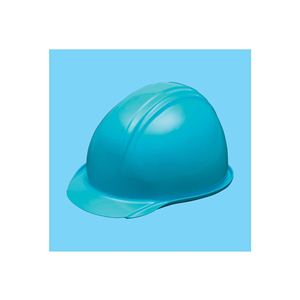 ヒサシ付ヘルメット ヨットブルー【使用区分】飛来落下物用・墜落時保護用・電気用 【5個セット】 BS-1