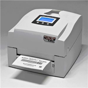 アイメックス <KSW-500シリーズ>ラベルプリンタ/液晶モニター付き(300dpi) KSW-503PI