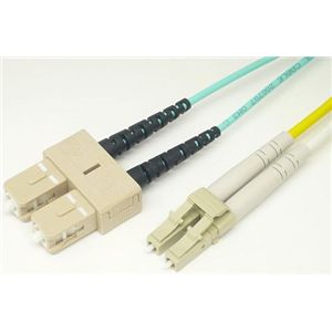 エイム電子 10G用 光パッチケーブル DLC/DSC Duplex マルチ(50/125) 1m AFP2-DLC/DSC-10G-50-01 - 拡大画像