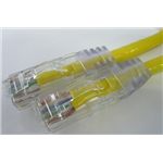 エイム電子 CAT6ケーブル 両端RJ45 単線 ストレート結線 1m (黄) C6S-SO-YL-01