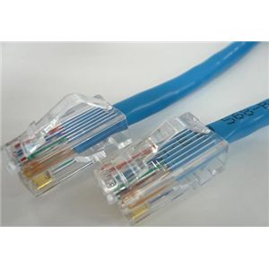 エイム電子 CAT5eケーブル 両端RJ45(PANDUIT) ブーツ無し 撚り線/ストレート結線 青 80m C5ES-ST-BL-80P