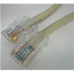 エイム電子 CAT5eケーブル 両端RJ45(PANDUIT) ブーツ無し 撚り線/ストレート結線 アイボリー 9m C5ES-ST-IV-09P