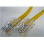 エイム電子 CAT5eケーブル 両端RJ45(PANDUIT) ブーツ無し 撚り線/ストレート結線 黄 50m C5ES-ST-YL-50P