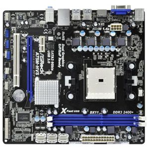 ASRock AMDマザーボード(microATX/A75/USB3.0/SATAIII)[14415] A75M-HVS
