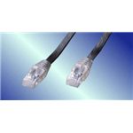 アクロス フラット カテゴリ5e LANケーブル(ストレート/10m/ブラック) ALT10BF