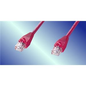 アクロス カテゴリ5e LANケーブル(ストレート/1m/レッド) ALT01RE