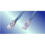 アクロス フラット カテゴリ5e LANケーブル(ストレート/15m/ブルー) ALT15BLF