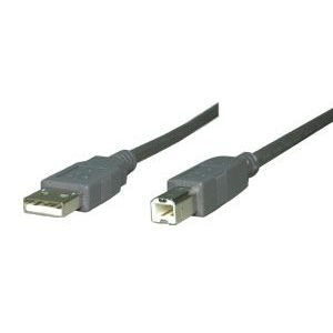 アクロス RoHS対応 USB2.0エコケーブル 3m ダークグレー AEC-U3G