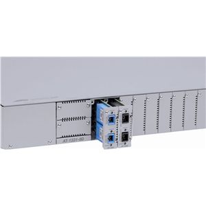 アライドテレシス ファーストイーサネット メディアコンバータ AT-13A1(集合型MCスイッチ ラインカード 15km/100BASE-FX SC シングルモード X2ライン 39593