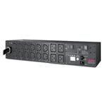 APC Rack PDU、 Metered、 2U、 30A、 200V、 (12) C13s & (4) C19 AP7811