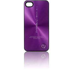 アクト・ツー MiPow Maca Air Color Power Case for iPhone 4 - Perpule SP102A-PU