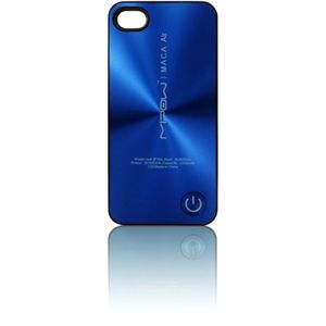 アクト・ツー MiPow Maca Air Color Power Case for iPhone 4 - Navy Blue SP102A-NB