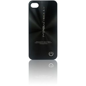 アクト・ツー MiPow Maca Color Power Case for iPhone 4 - Black SP103A-BK