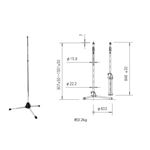 オーディオテクニカ マイクスタンド AT8653S