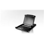 ATEN ATEN製 16ポート 17インチLCD一体型 KVMPドロワー (ロングレール付属) CL5716MJJL/ATEN