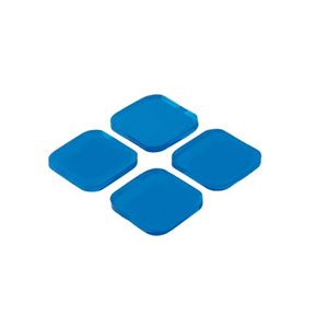 BUFFALO 耐震ジェルマット 四角 40mmx40mmx5mm 4枚入 BEQJM40401A