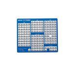 BUFFALO マウスパッド ローマ字入力タイプ Sサイズ ブルー BPD09BLA