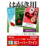 BUFFALO インクジェットプリンター用 マット紙 はがき 両面印刷 100枚 BSIJSFH100